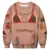 Size D Ugly Christmas Sweater Christmas Novelty Autumn Winter Blouses Clothing Santa Claus Printed Loose Sweater Men Women Pullover - Цвет: Size D