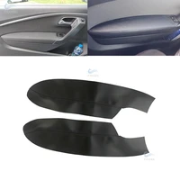 only 3 doors car for vw polo 2011 2012 2013 2014 2015 2016 microfiber leather interior front 2 doors armrest panel cover trim