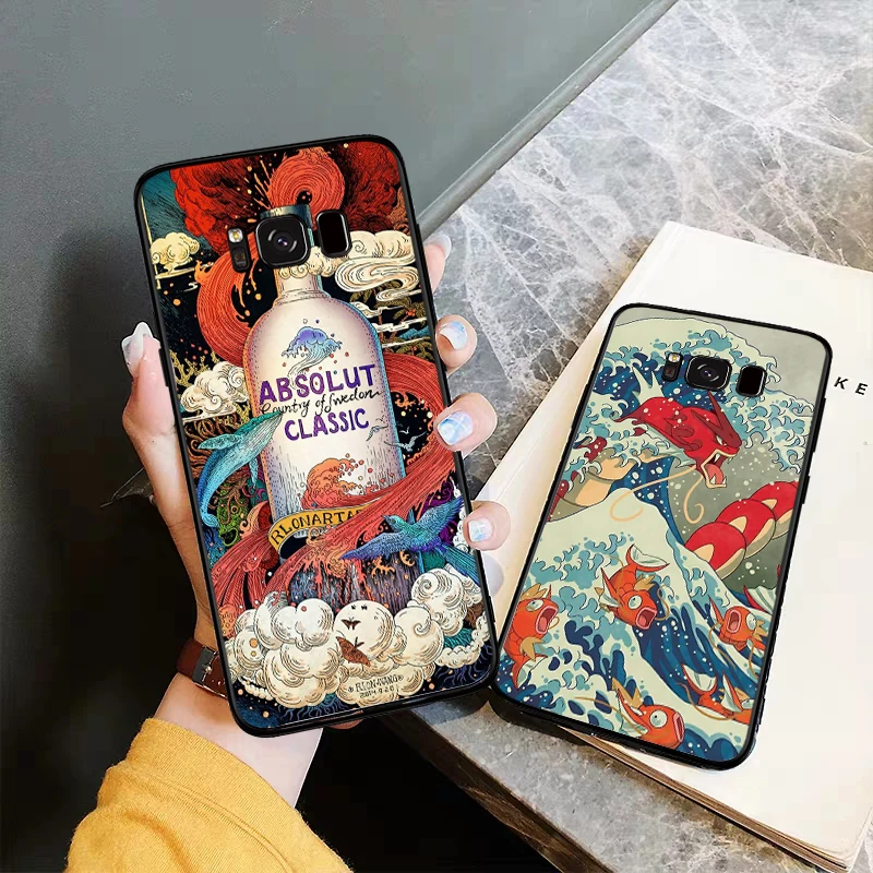 77F в японском стиле арт силиконовый чехол для Samsung S6 S7 край S8 S9 S10 рlus Lite S10E S20 ультра