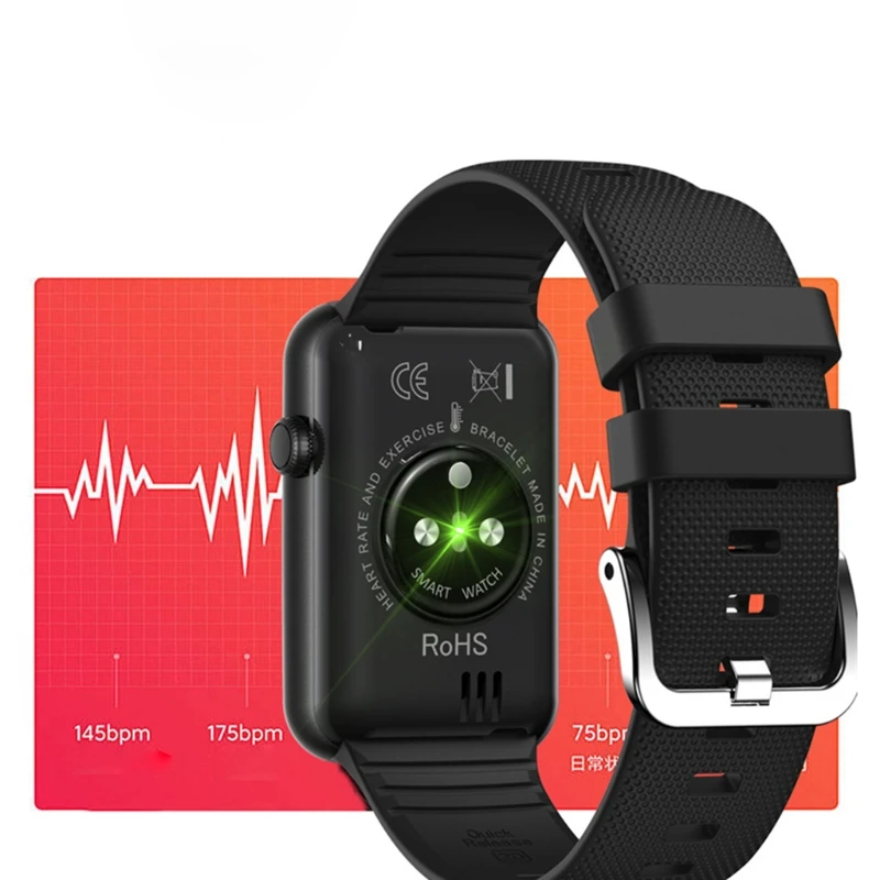 Умные часы HT5 HD- Smartband с измерением давления и температуры тела | Электроника