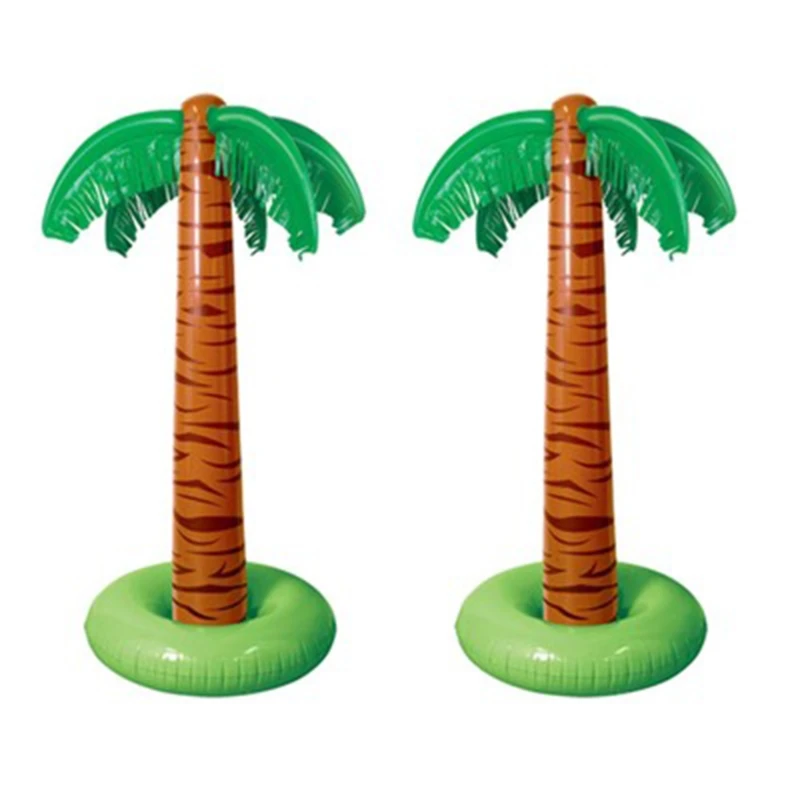 

90cm Inflatable Tropical Palm Tree Pool Beach Party Decor Toy Outdoor Supplies Q6PD