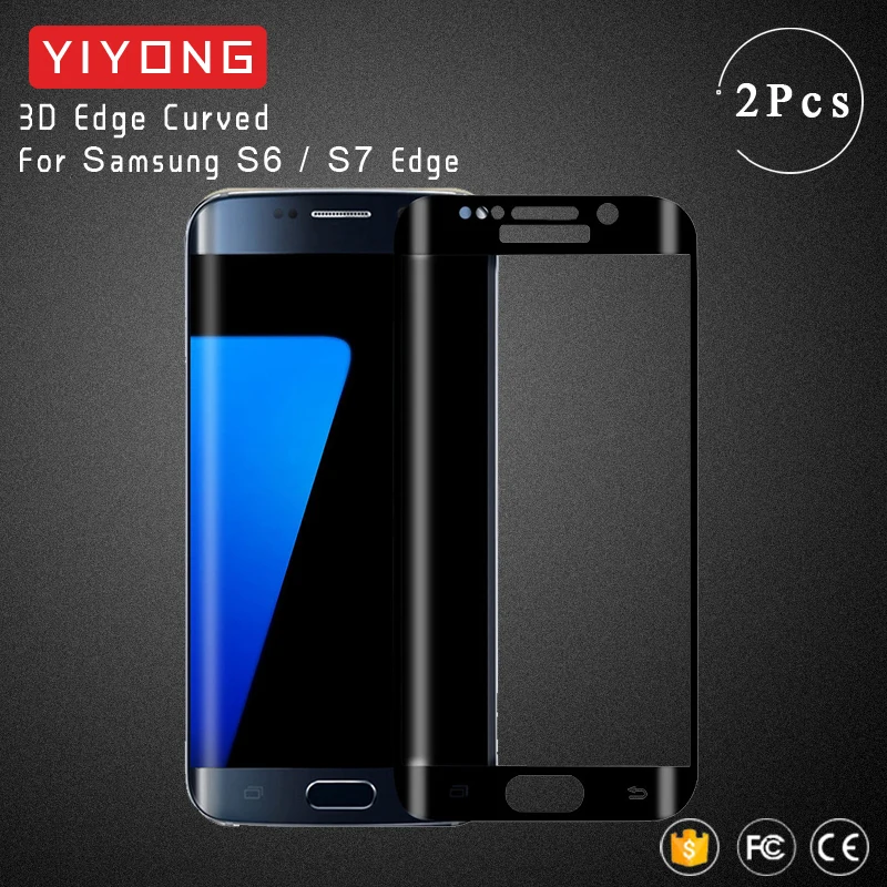 Защитное стекло YIYONG для Samsung Galaxy S6 S7 Edge Plus S 7 6 | Мобильные телефоны и аксессуары