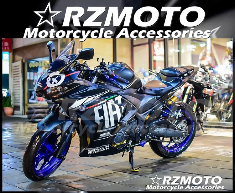 

Новый ABS мотоцикл полный обтекатель комплект подходит для YAMAHA YZF R3 R25 2015 2016 2017 15 16 17 Кузов Набор черный белый FIAT