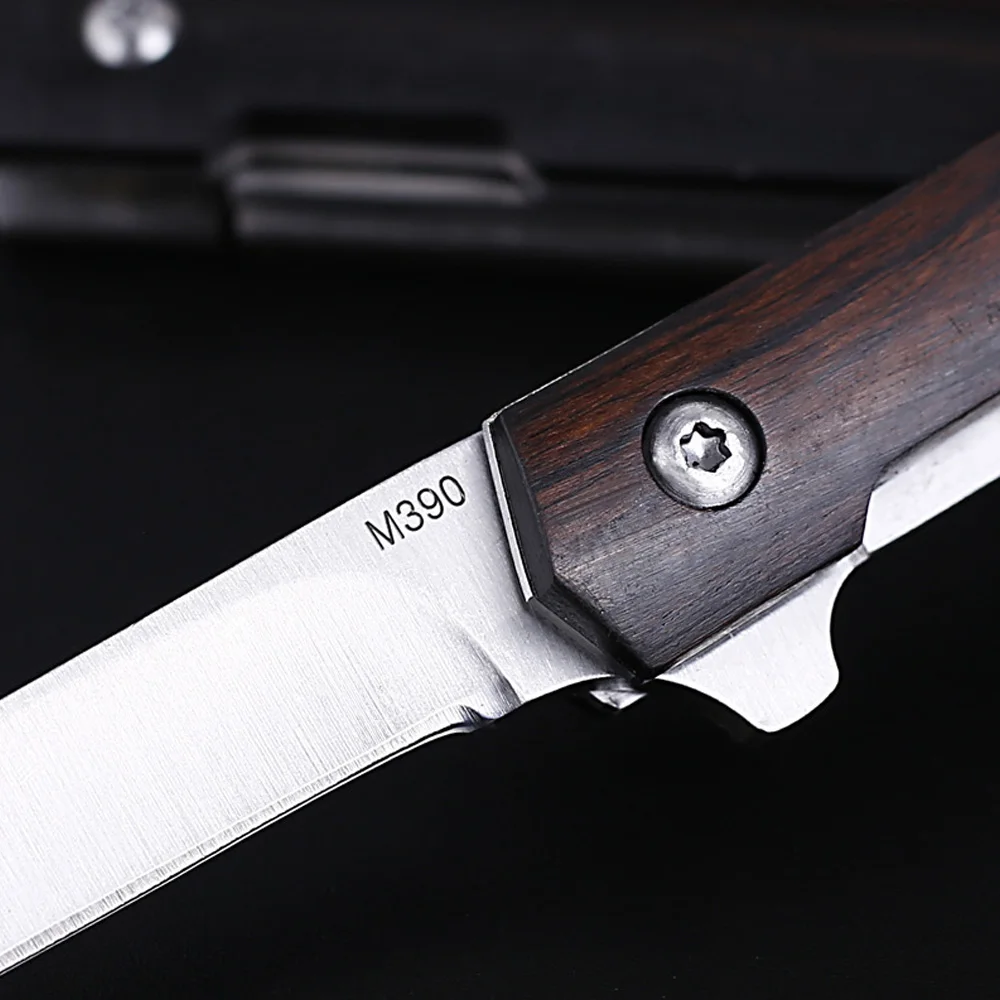 Складной нож Flipper M390 мини складной карманный деревянная ручка спасательные