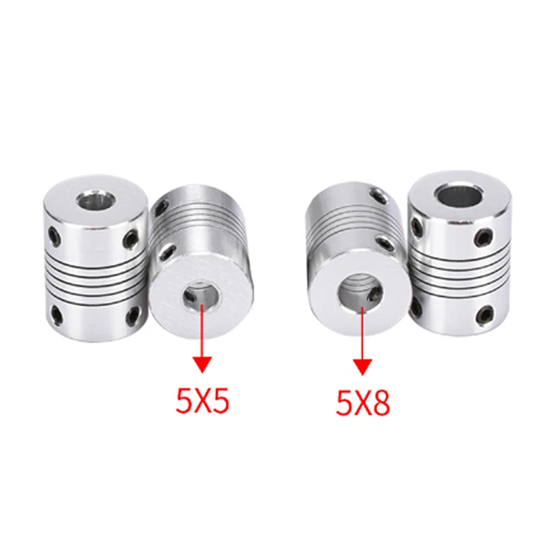 Муфта вала двигателя 5 мм до 8 гибкая муфта муфты для 3D принтера|Детали