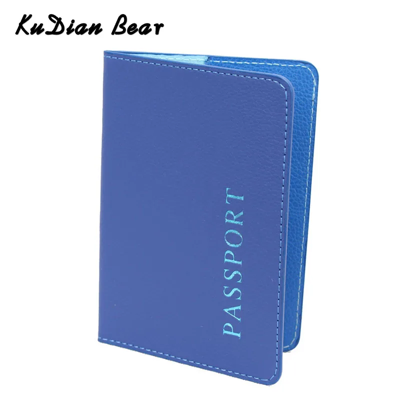 

KUDIAN BEAR, Женская Обложка для паспорта, держатель для карт, искусственная кожа, модная Сумка для документов, BIY011 PM49