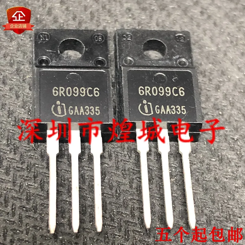 

10PCS/Lot 6R099C6 IPA60R099C6 TO-220F 600V38A