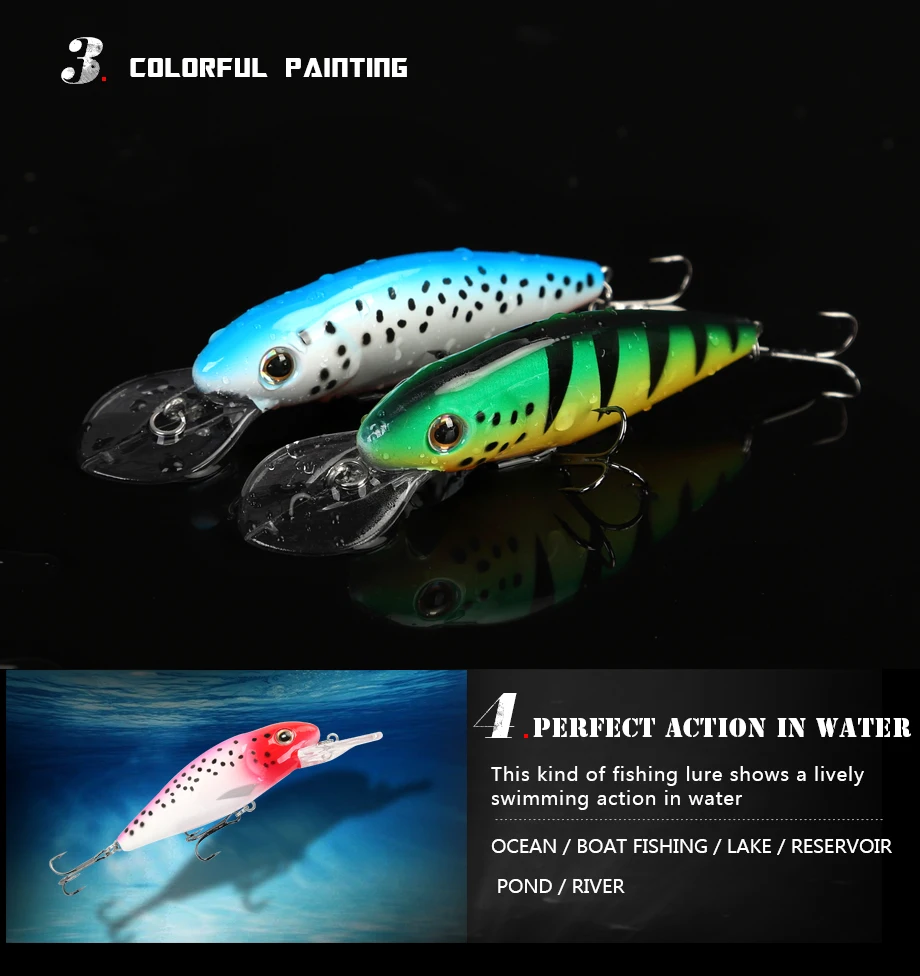1 piezas приманка воблер pesca 11,5g 10 см manivela cebo de pesca señuelo щуки pesca de la карпа высаживаться