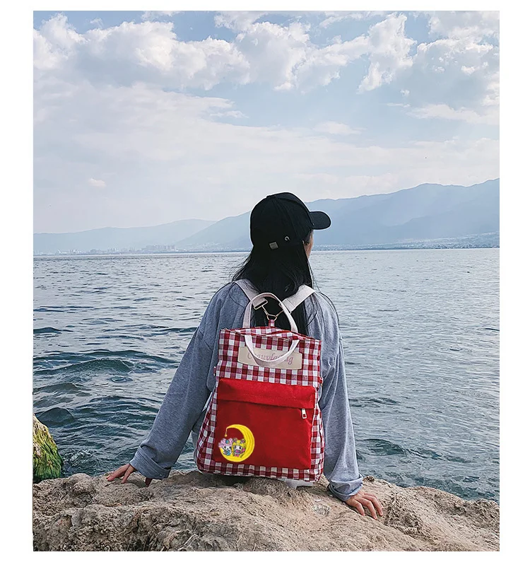 Рюкзак Сейлор Мун милый рюкзак Женская Большая вместительная сумка-мессенджер