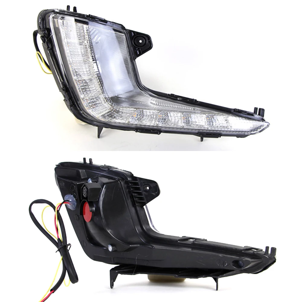 CSCSNL 2 шт. DRL Для KIA RIO K2 2012 2013 2014 дневные ходовые огни противотуманная фара Чехол для