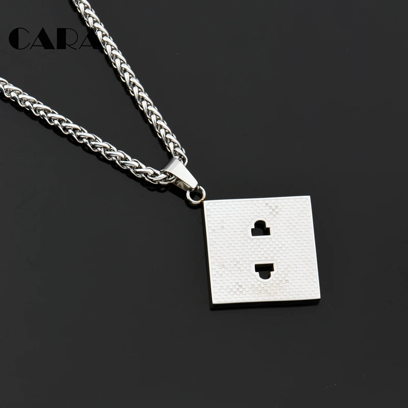 Новинка 2019 инновационное ожерелье из нержавеющей стали с подвеской мужские