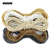 sequins round cotton rope for jewelry making supplies bright cord glittering handmade necklace collar bracelet diy accessories