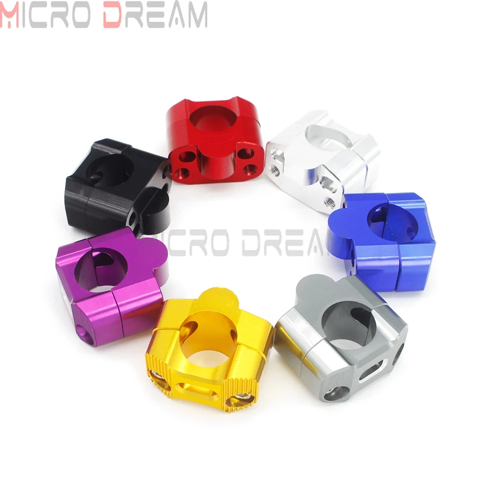 2 шт. алюминиевые универсальные крепления на руль мотоцикла от 7/8 до 1-1/8 дюймов |