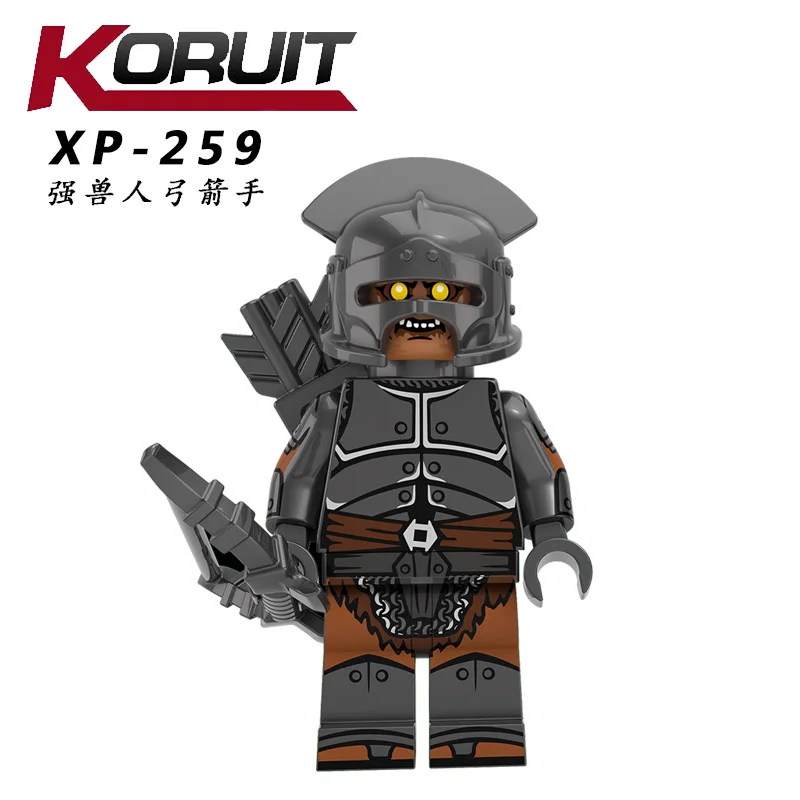 XP259 Властелин колец, фигурка Гондора, герой, солдат, рыцарь, тяжелая пехота, копье, строительные блоки, игрушки forodels, игрушки - Цвет: XP259