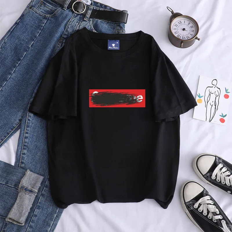 

WK T Shirt Women Summer Casual Tshirts Tees Harajuku Korean Style Graphic Tops Kawaii Female T-shirts Woman Cothing