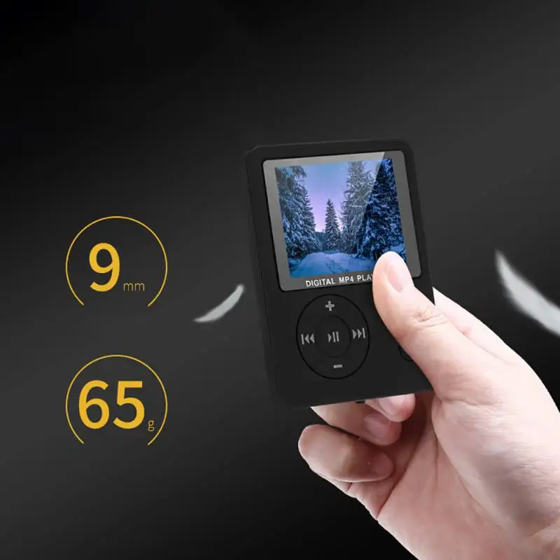 Портативный 1 8 "цветной экран ультратонкий MP4 плеер поддержка 32G TF карта