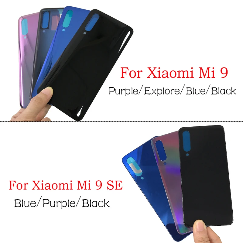 Новинка задняя крышка аккумулятора для Xiaomi Mi9 Mi 9 Se 9se стекло Замена задней двери