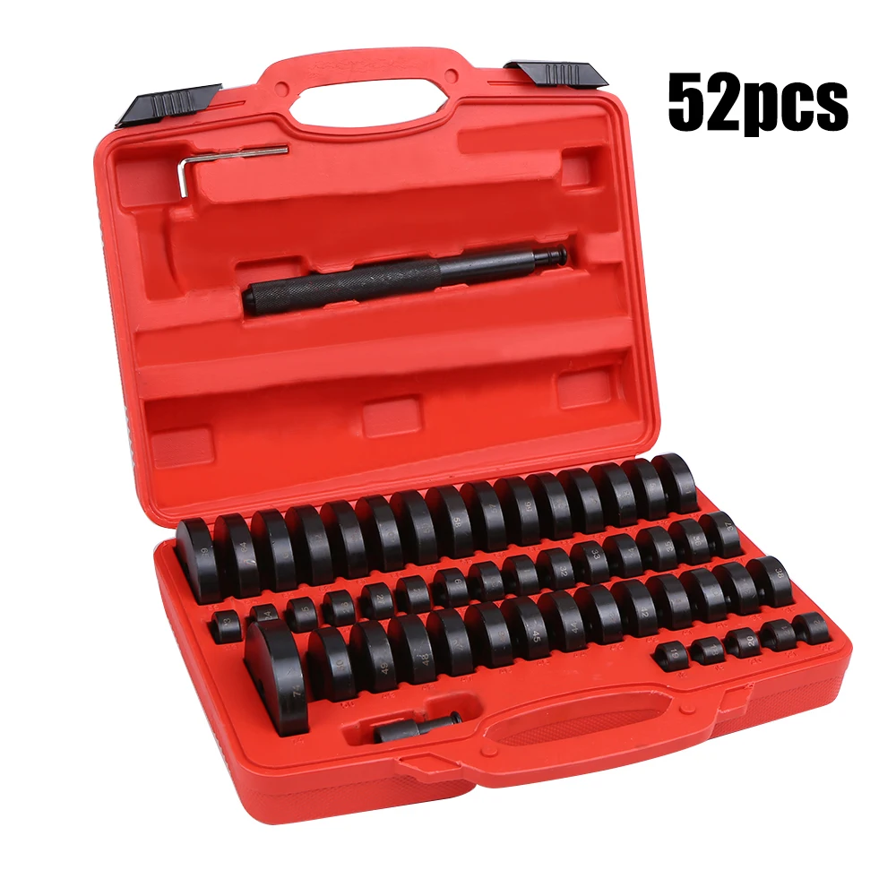 

52pcs Custom Bush Front Wheel Bearing Seal Driver Set Discs Tools 18-65mm Car Repairing Set hand operated tools Kit