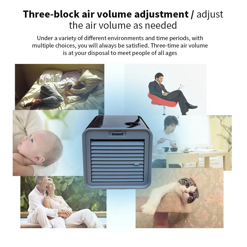 Новый удобный портативный мини кондиционер увлажнитель воздуха прохладный