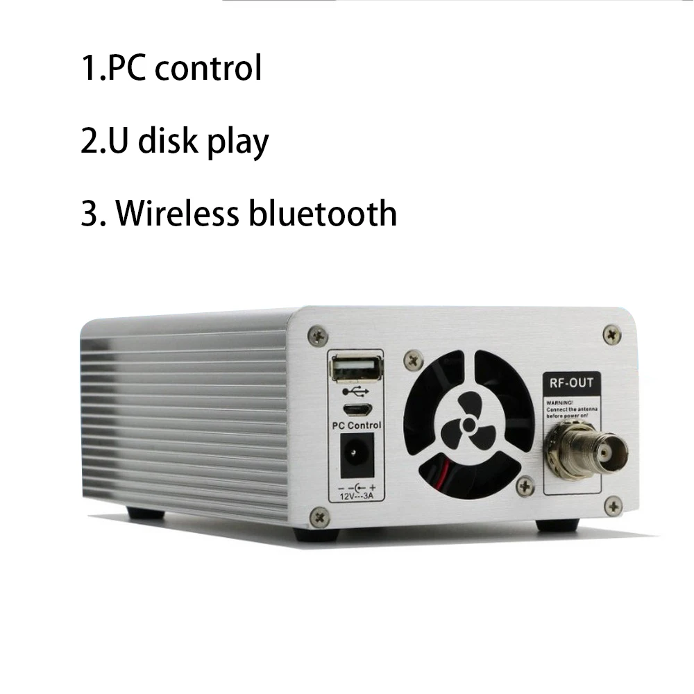 Музыкальный стерео трансмиттер с AUX входом беспроводной Bluetooth 6 Вт FM передатчик