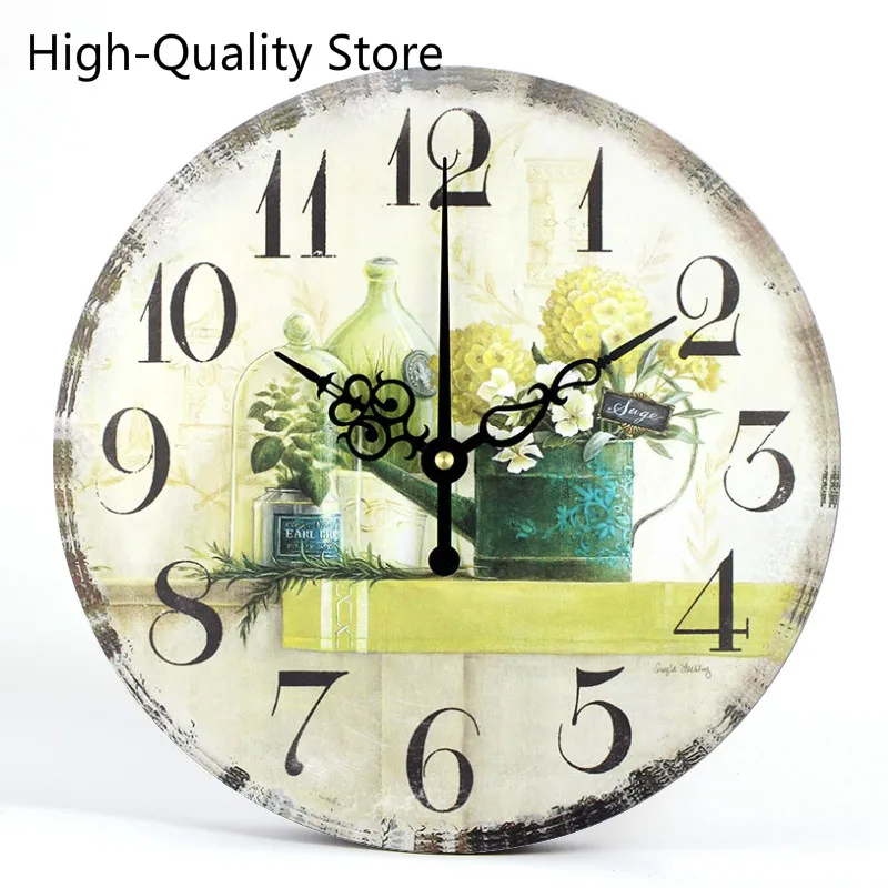 Водонепроницаемые бесшумные настенные часы с циферблатом домашний декор