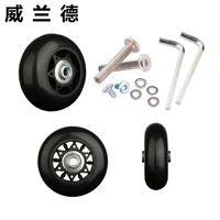 luggage single wheel replacement new caster accessories repair black wear resistant silent 6728 pvc single wheel wheel parts