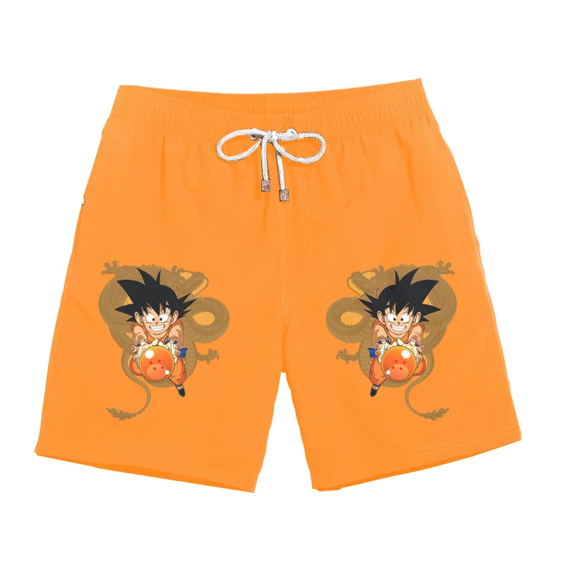 Мужские 3D аниме Dragon Ball Z пляжные шорты Плавки 2019 летние новые быстросохнущие