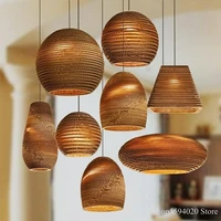 southeast asian pastoral silkworm chandelier lights paper pupa made cafe bar hang lamp nordic style dining room pendant lamp