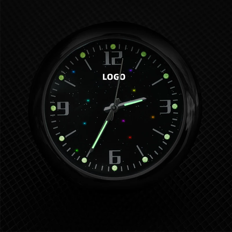 Светящиеся автомобильные часы Sportiva на приборную панель с воздушным зажимом для