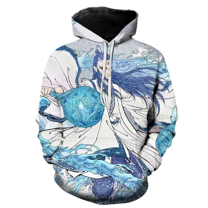 Верхняя одежда свитшоты Nezha из китайского фильма и ТВ новинка костюм для косплея