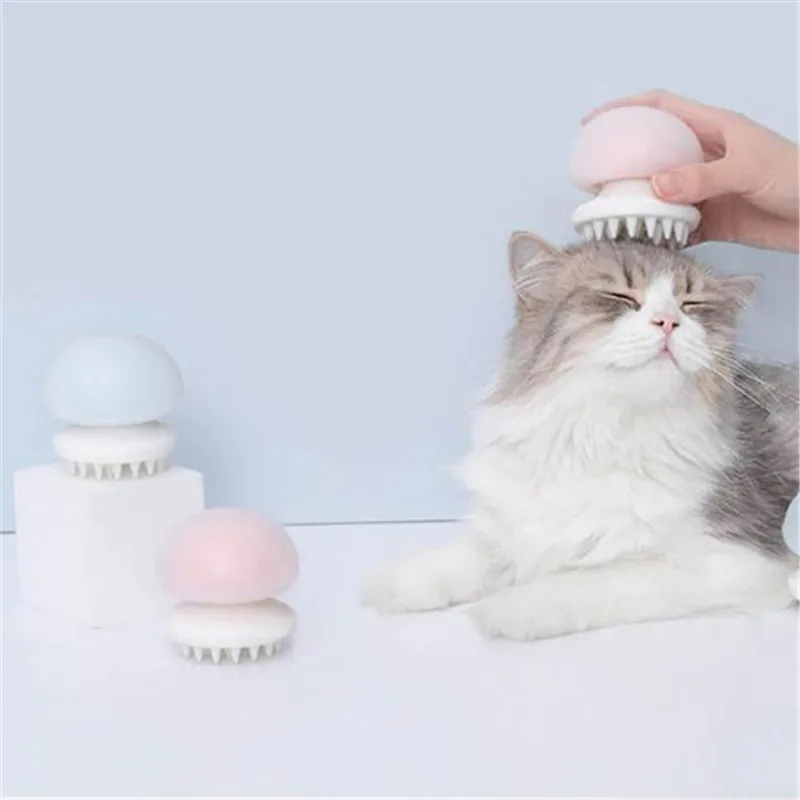 

Furrytail Jellyfish Pet Massager Comb Negative Ion Anti-Static For Cat Hair Clean Pet Grooming Massager Comb