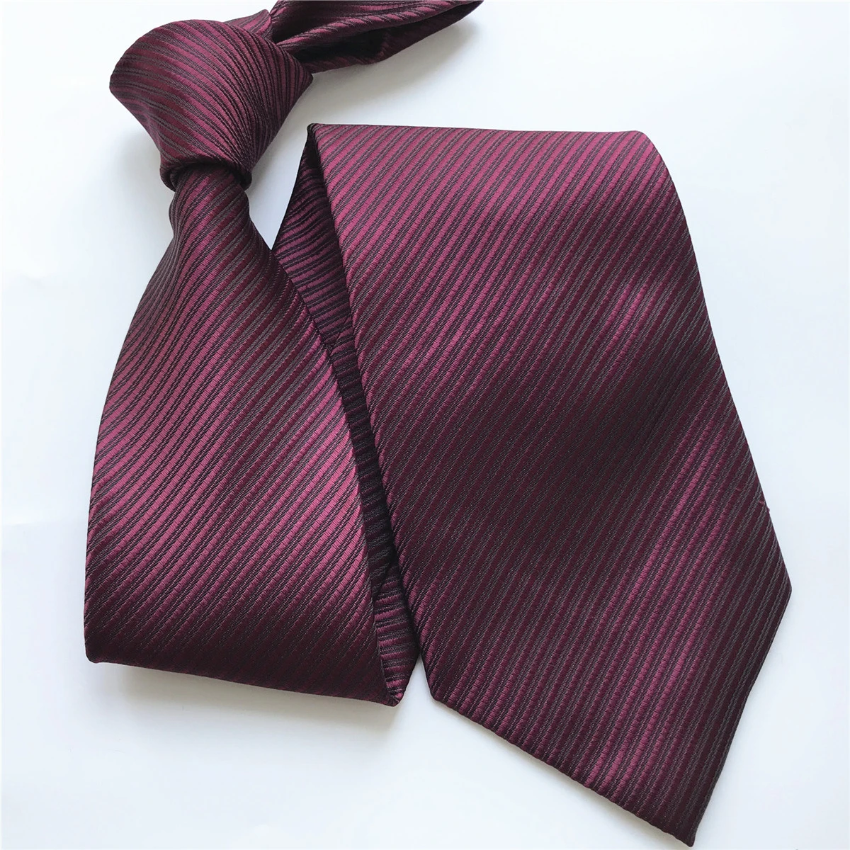 

10 cm New Design Men's Ties Jacquard Woven Neck Tie Fashion Striped Neckties for Men