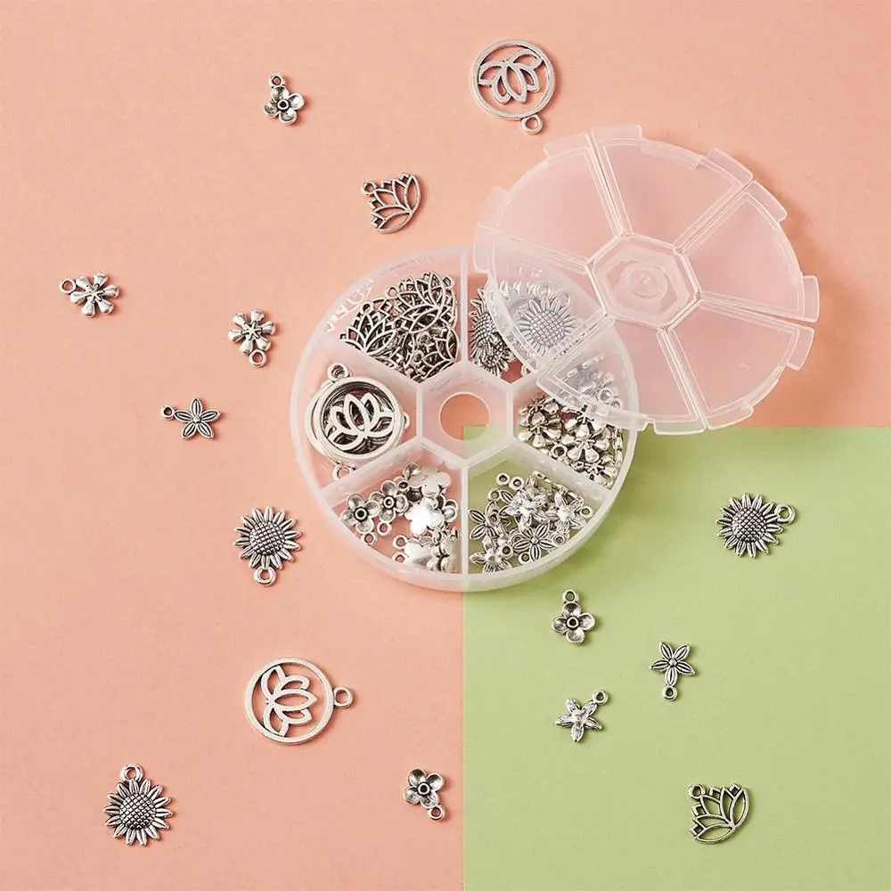 84 шт./кор. подвески из сплава в тибетском стиле для самостоятельного изготовления