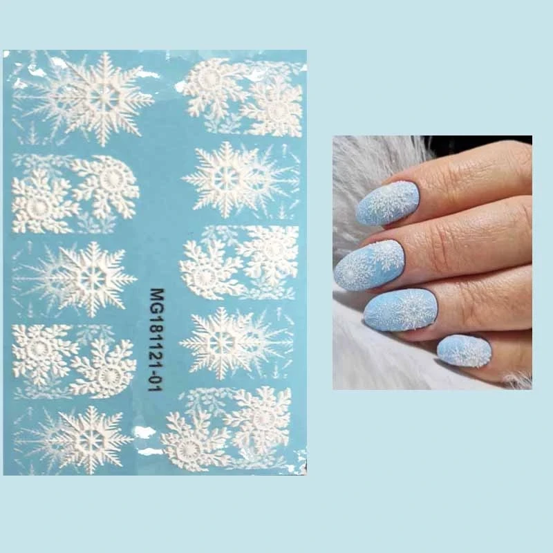 1 шт. 3D акриловые Выгравированные наклейки для ногтей рельефные черные линии