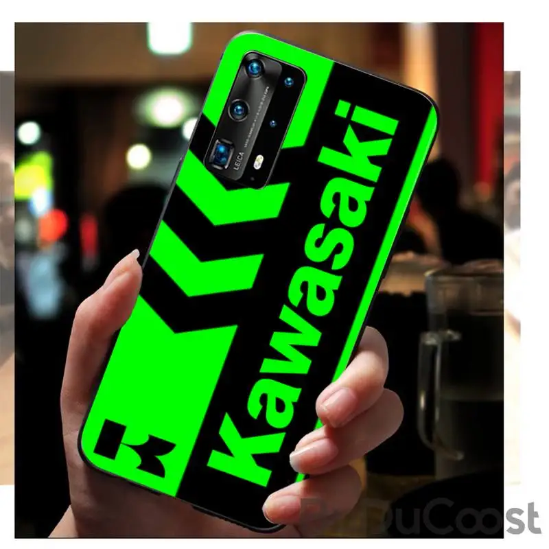 

Japanese Kawasaki Ninja Phone Case for huawei P40 pro lite P8 P9 P10 P20 P30 psmart 2019 2017 2018