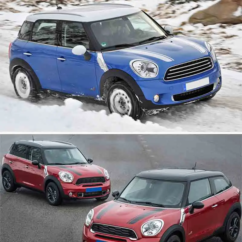 Капот полосы наклейки для автомобиля-Стайлинг для MINI Cooper S земляк Clubman Paceman R56 R60 R61 F54 F55 F56 аксессуары
