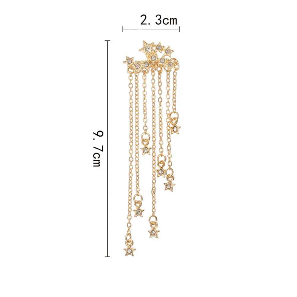 1PCS Women Long Tassel Earrings Fancinating Jewelry Alloy Earring Shiny Gorgeous Oorbellen Pendientes | Украшения и аксессуары