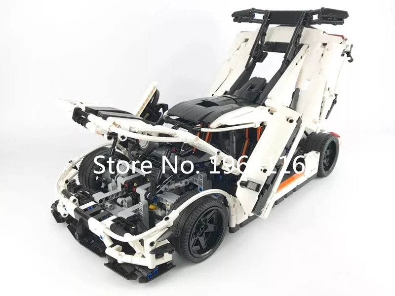 Новая серия Technic The One: 1, модель спортивного автомобиля, строительные блоки, совместимые 4789, Классические игрушки MOC для стайлинга автомобилей для детей