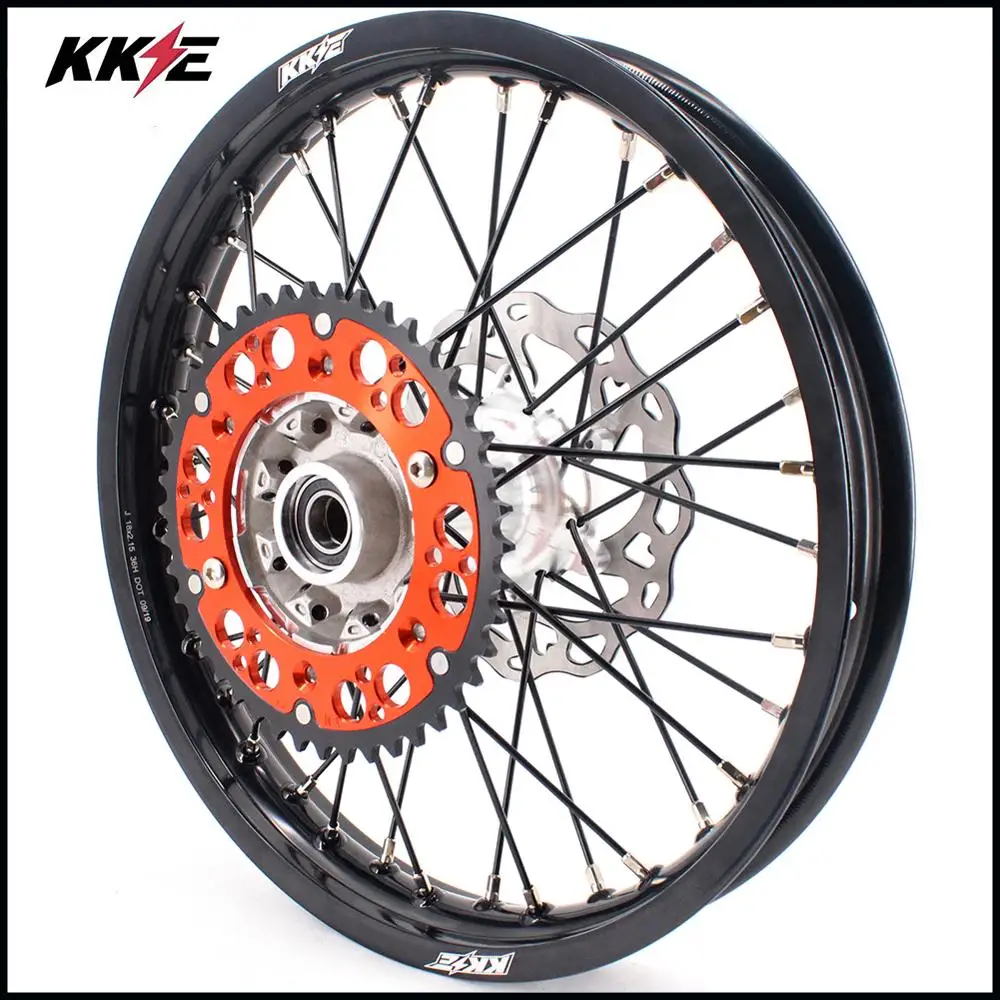 KKE 21/19 литье полный MX комплект колес для SX SXF XC XCW XCF 125 150 200 250 300 350 450 2003 2021