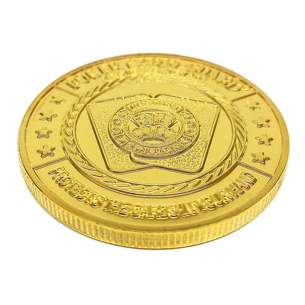 

Happy Poker Coin Commemorative Lucky Divination Metal Souvenir Art