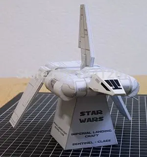 3D бумажная модель Звездные войны имперская десантная модель DIY собранная игрушка ручной работы