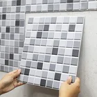 3D мозаичные наклейки, самоклеящиеся настенные наклейки, для ванной, кухни, душевой комнаты, ремонт