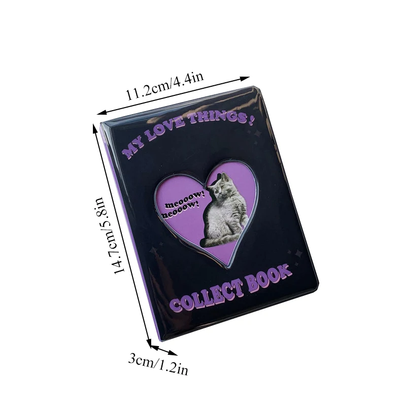 Маленький фотоальбом с 80 карманами чехол для хранения 3-дюймовых домашних