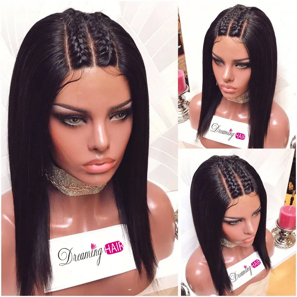 Natural Color 13x6 Glueless# серый кружевные передние человеческие волосы парики бразильские Прямые кружевные передние al парик предварительно сорванные медовые светлые Реми кружевные парики - Цвет волос: Natural Color
