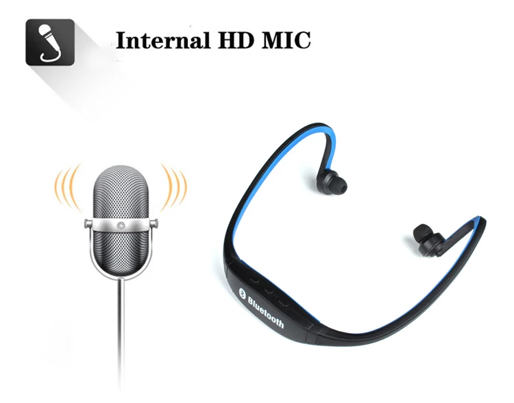 S9 Bluetooth наушники беспроводные Спортивные Bluetooth наушники Поддержка TF/SD карты микрофон для iPhone huawei XiaoMi телефон