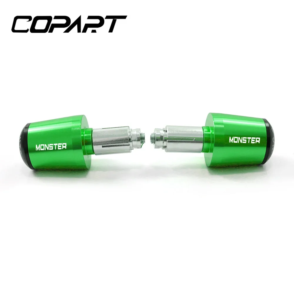 For DUCATI MONSTER 400/620/695/696/795/796/797/821 7/8&quot22MM CNC Motorcycle Accessories Handle Bar Handlebar Grips Cap End Plugs |