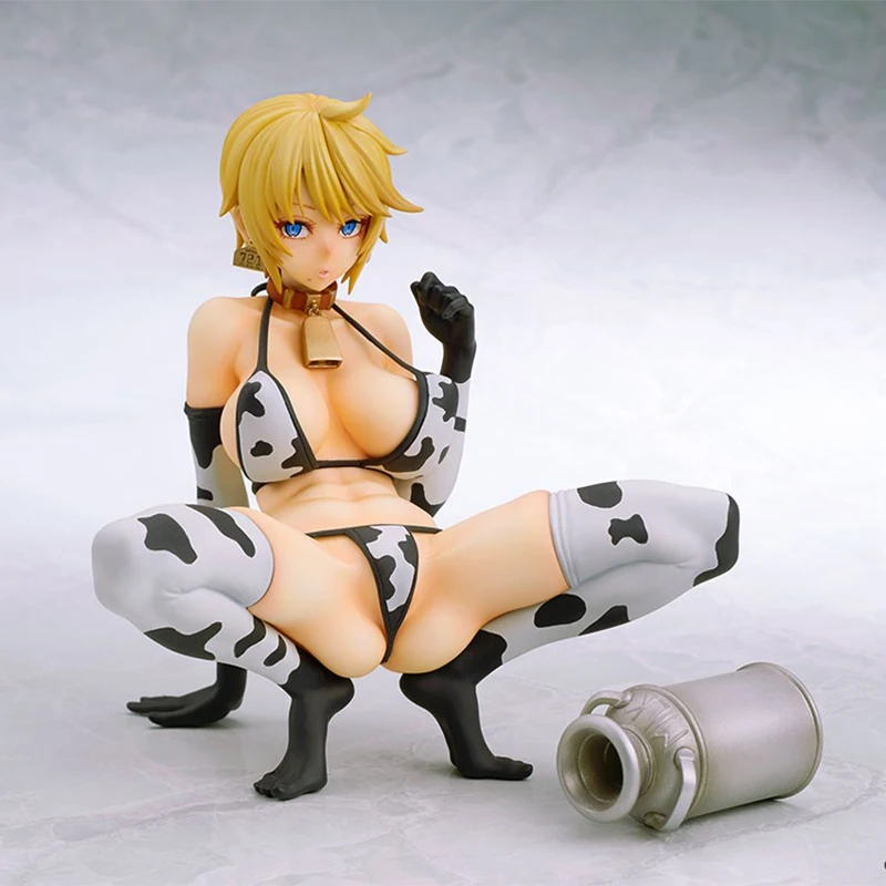 Японская Q-six A Cow Life No.721 Holstein Ver. Экшн-фигурка из ПВХ аниме привлекательная девушка