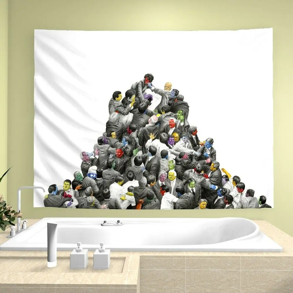 

Funny Painting Wall Hanging Tapestry Psychedelic Bedroom Home Decoration