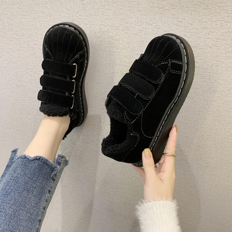 

Shoes Woman Flats Espadrilles Platform Autumn Casual Female Sneakers Modis All-Match Round Toe Shallow Mouth Dress Fall 2021