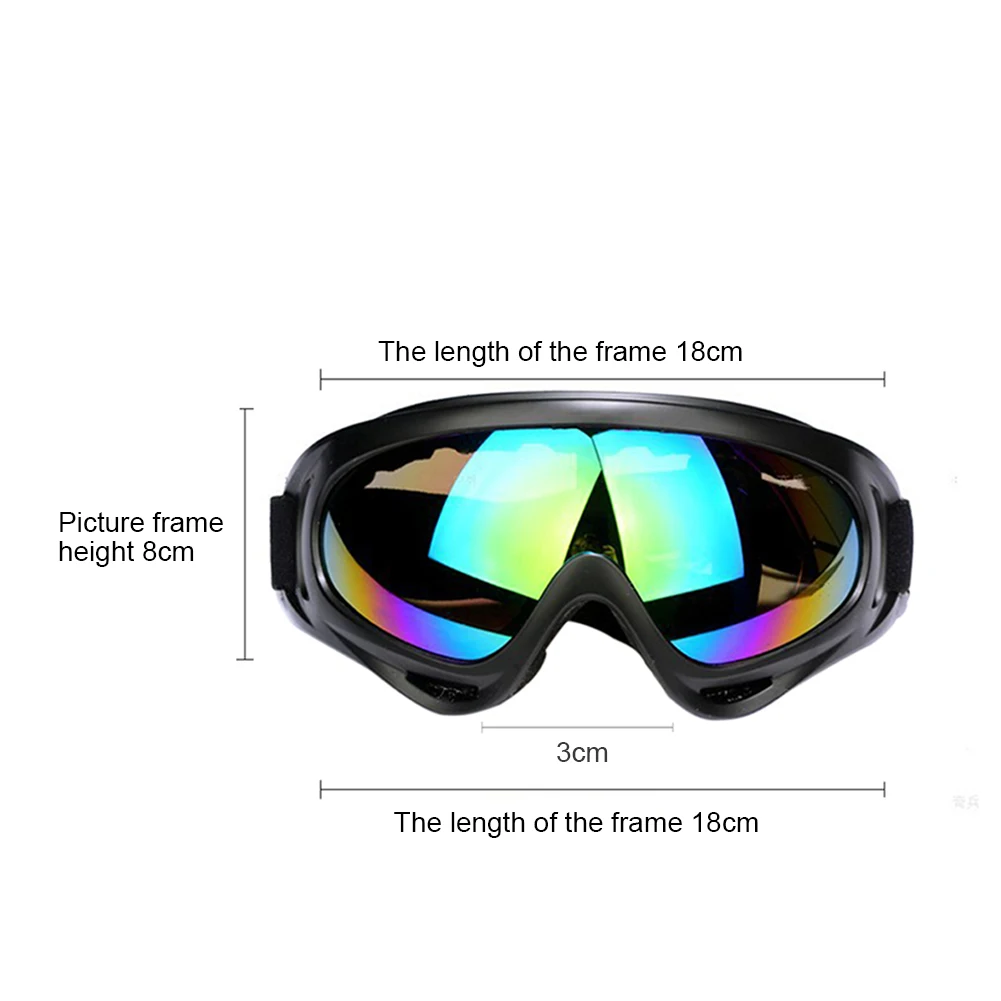 

X400 Snowboard Skate Skiing Dustproof Windproof UV Protection Goggles Glasses